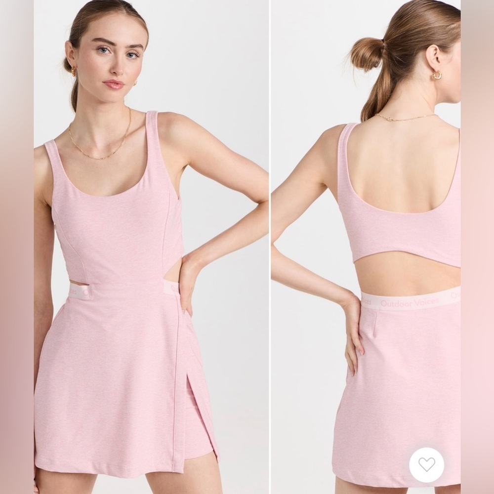 Outdoor Voices Pink‎ Sleeveless Cutout Dress Size Large